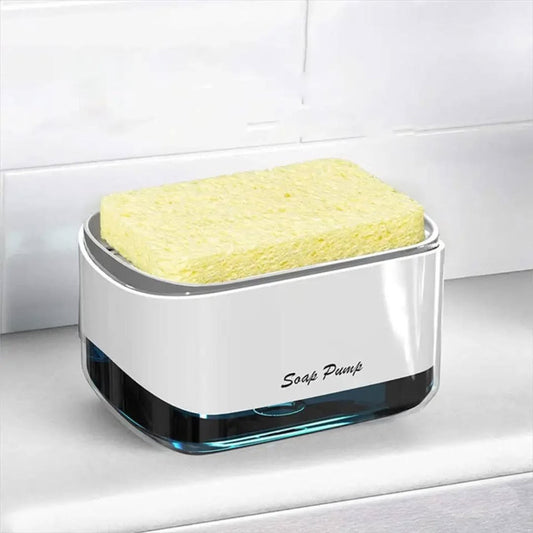 Dish Soap Dispenser and Sponge Holder - 2-in-1 - Model # 01