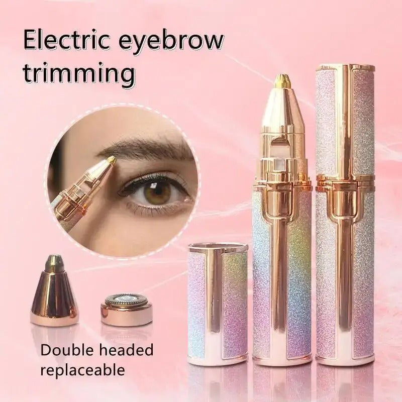 Rechargeable Flawless Eyebrow Trimmer - 2-in-1