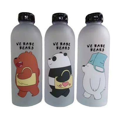 Babe Bears Water Bottle - (Cute Panda)