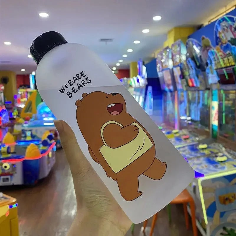 Babe Bears Water Bottle - (Cute Panda)