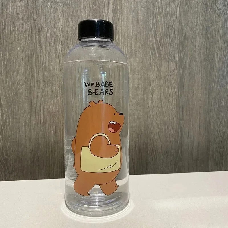 Babe Bears Water Bottle - (Cute Panda)