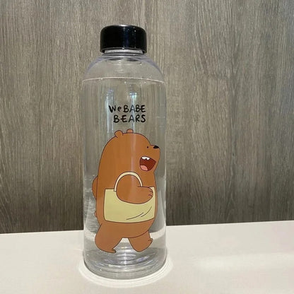 Babe Bears Water Bottle - (Cute Panda)