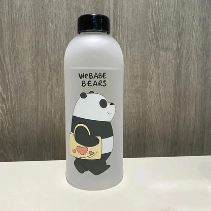Babe Bears Water Bottle - (Cute Panda)