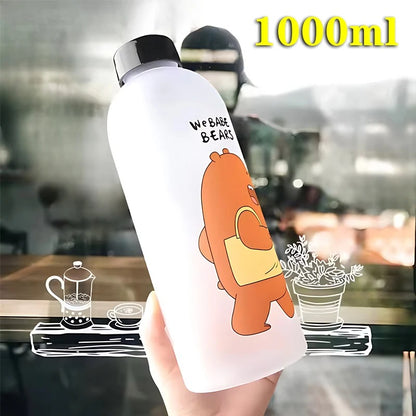 Babe Bears Water Bottle - (Cute Panda)