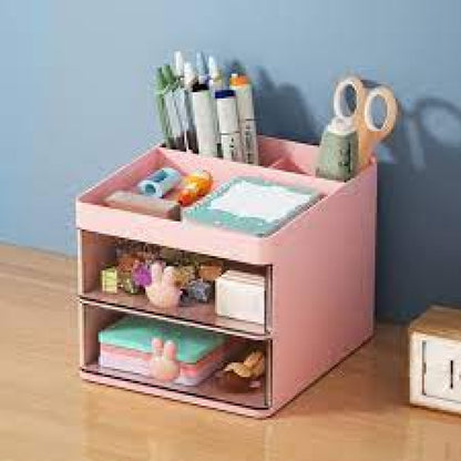 Small Bunny Desk Organizer With 2 Drawer