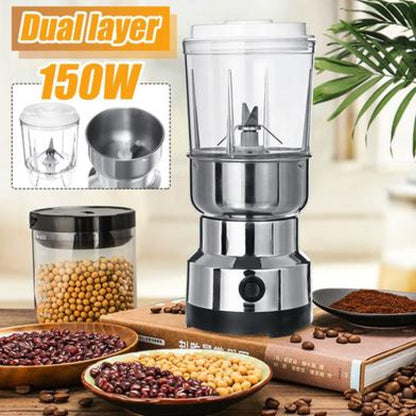Electric Grinder Mixer & Blender - Double Layer
