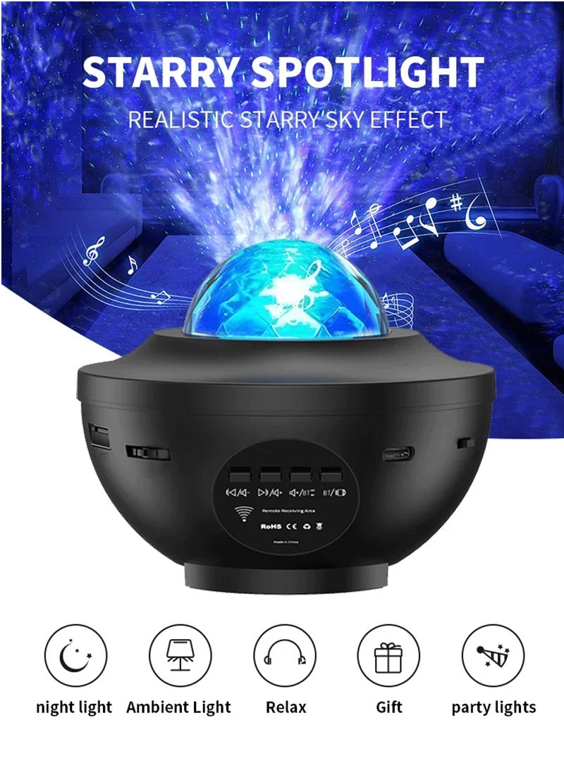 Galaxy Projector - Bluetooth Lights & Music