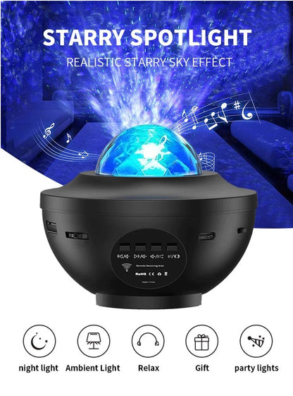 Galaxy Projector - Bluetooth Lights & Music