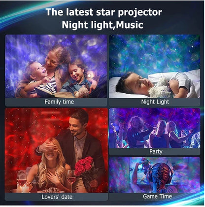 Galaxy Projector - Bluetooth Lights & Music