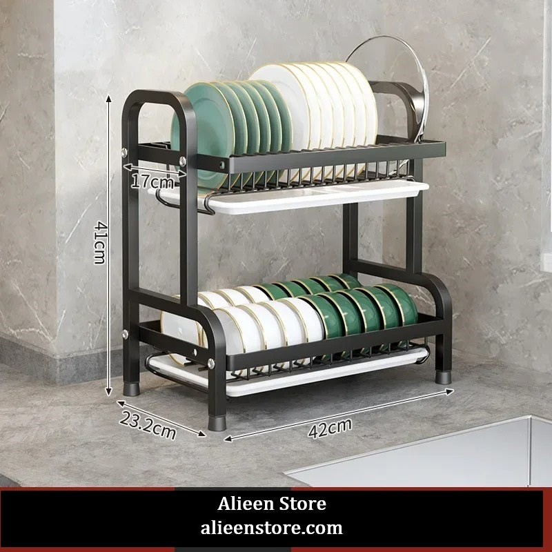 Kitchen Plate Organizer - 02 Layers