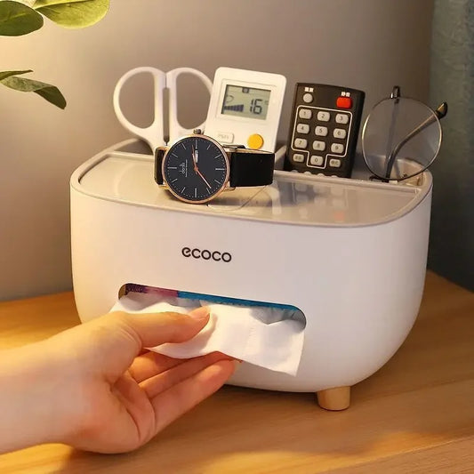 Multifunctional Tissue Box Holder