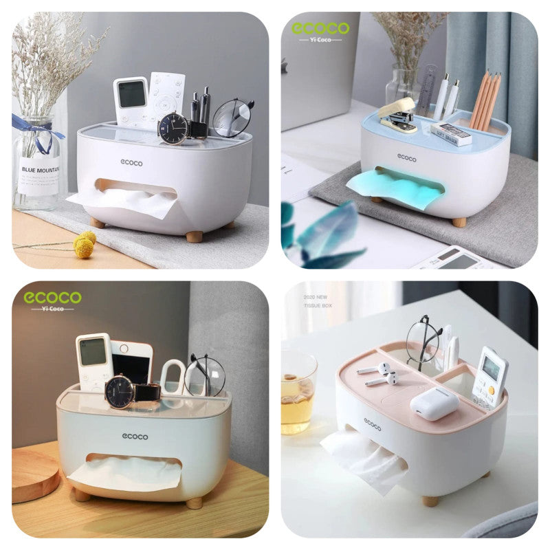 Multifunctional Tissue Box Holder