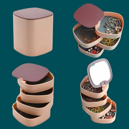 Rotatable Jewelry Organizer Box - Model # 01