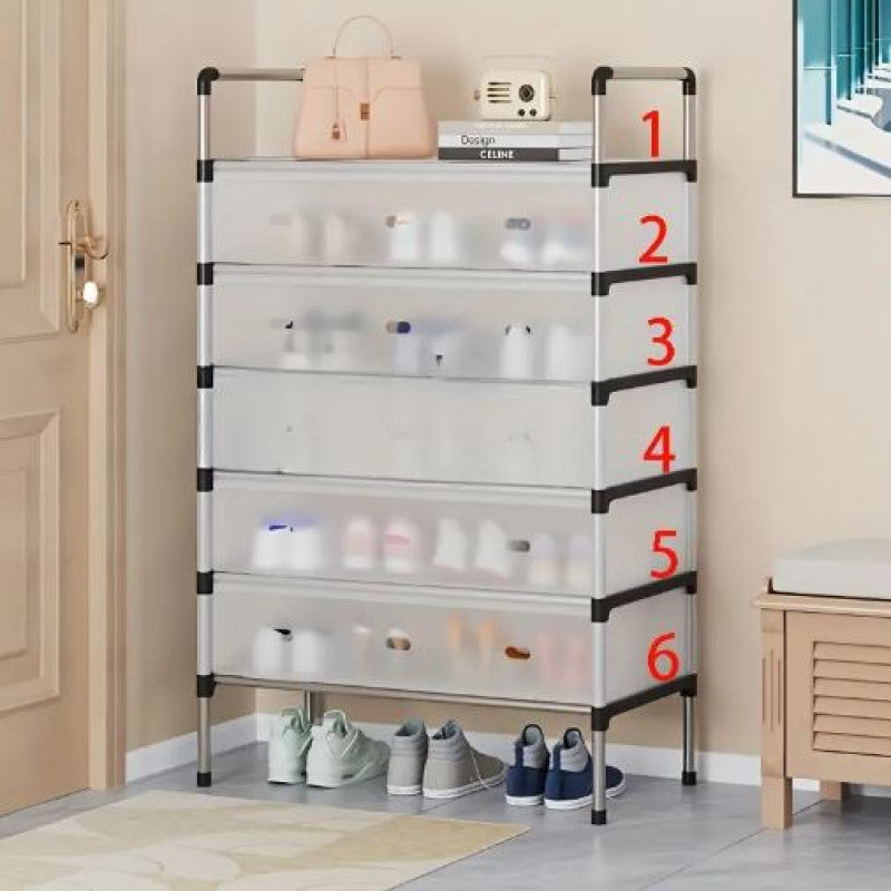 Shoe Rack 06 Layers (Dust Proof) - Model # 02