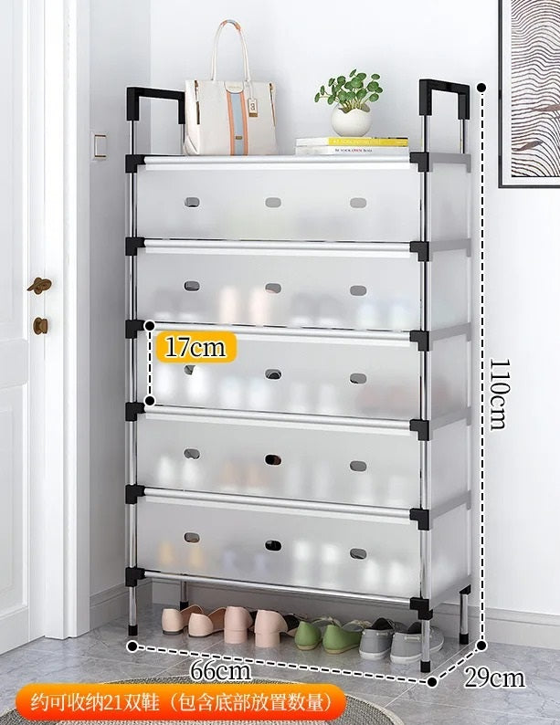 Shoe Rack 06 Layers (Dust Proof) - Model # 02