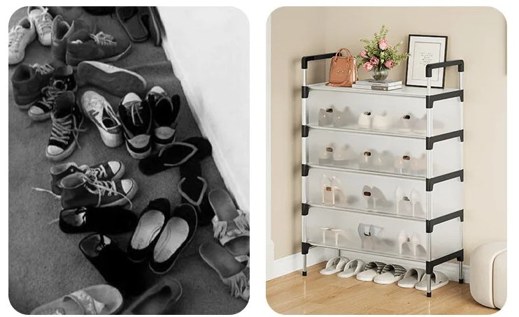 Shoe Rack 06 Layers (Dust Proof) - Model # 02