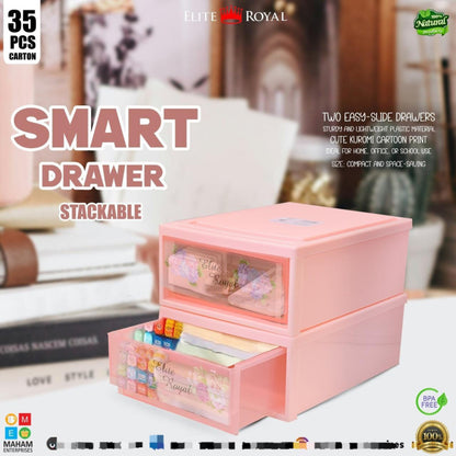 Smart Desk Organizer With 2 Drawer - Model # 03