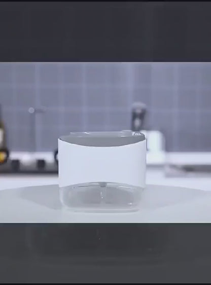Dish Soap Dispenser and Sponge Holder - 2-in-1 - Model # 01